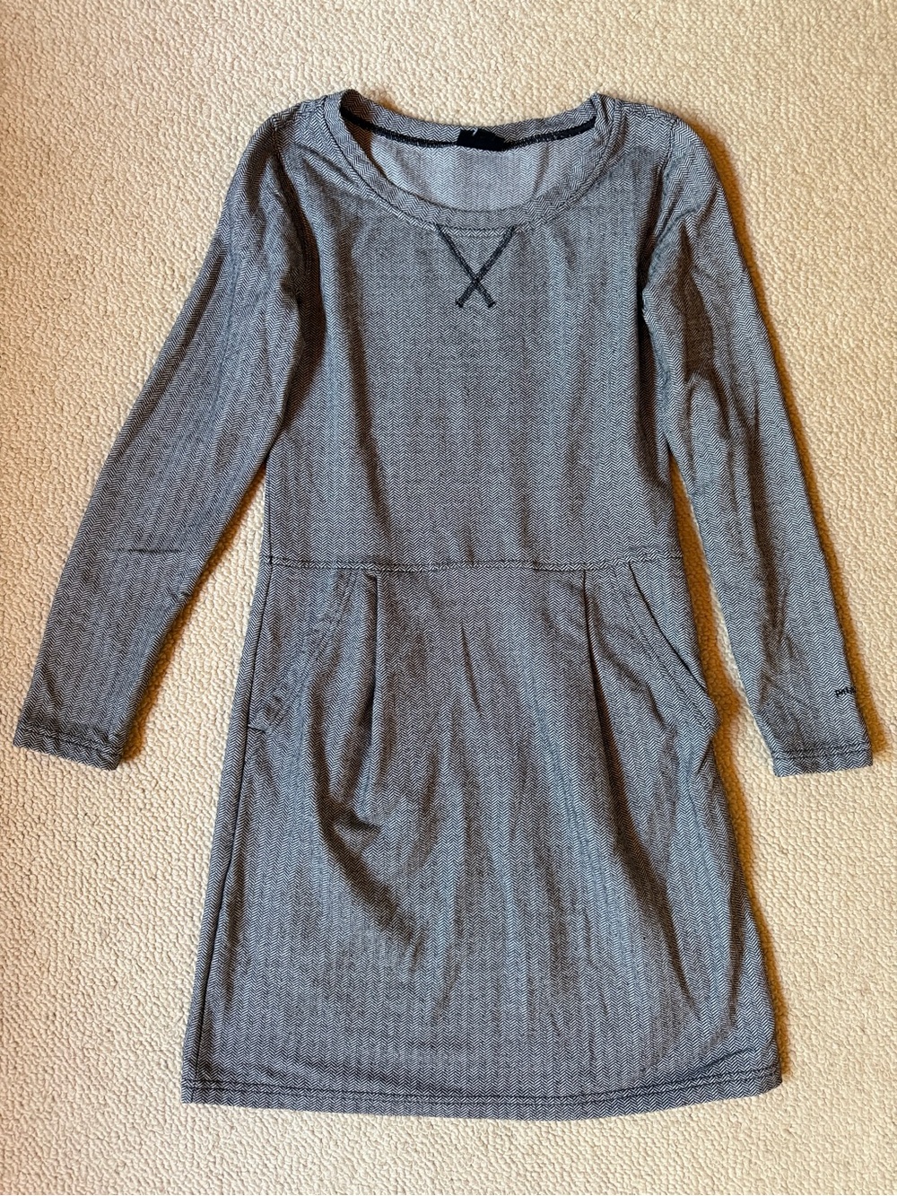 Patagonia herringbone mini dress